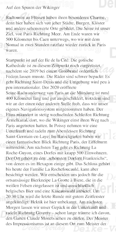 Radwanderweg Seine