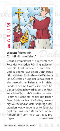 Warum feiern wir Christi Himmelfahrt?