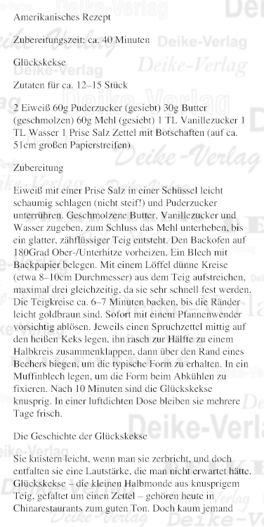 Glückskekse
