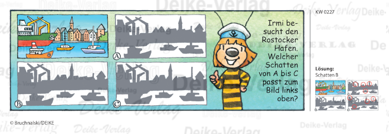 Hafen - Irmi die Rätselbiene KW 0227