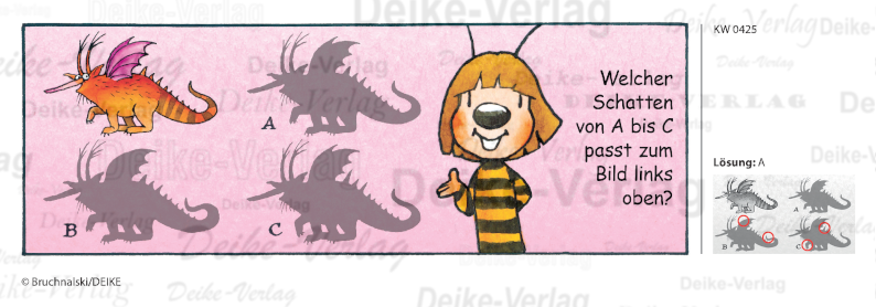 Drachen - Irmi die Rätselbiene KW 0425