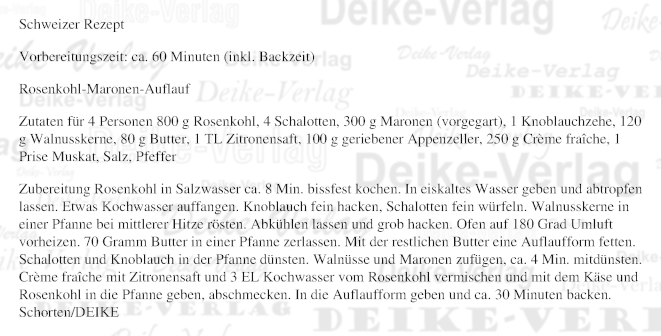 Rosenkohl-Maronen-Auflauf