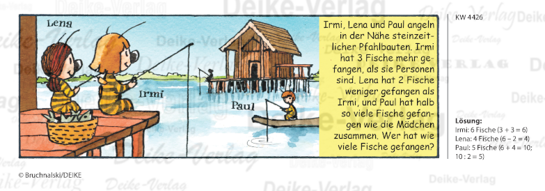 Pfahlbauten - Irmi die Rätselbiene KW 4426
