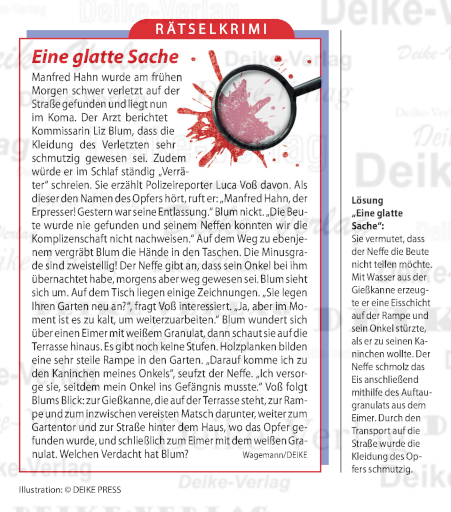 Eine glatte Sache