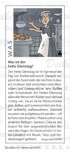 Was ist der Fette Dienstag?