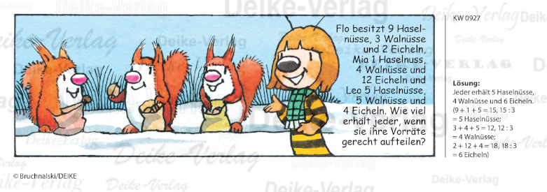 Nüsse - Irmi die Rätselbiene KW 0927