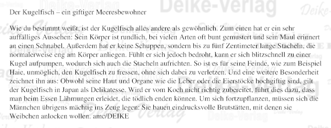 Der Kugelfisch