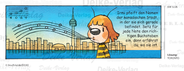 Toronto - Irmi die Rätselbiene KW 3226