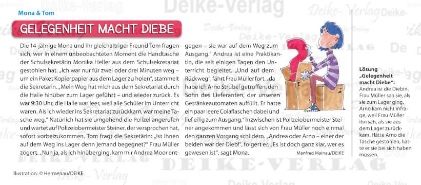 Gelegenheit macht Diebe (Mona und Tom)
