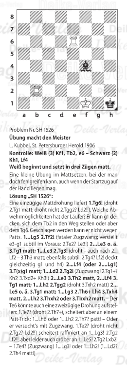 Schachaufgabe KW 1526