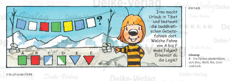 Tibet - Irmi die Rätselbiene KW 0426