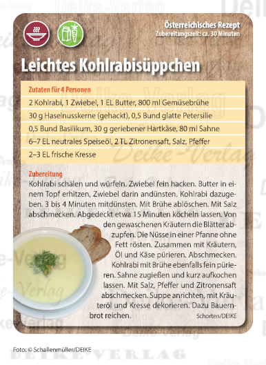 Leichtes Kohlrabisüppchen