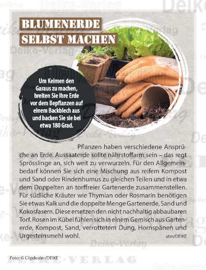 Blumenerde selbst machen