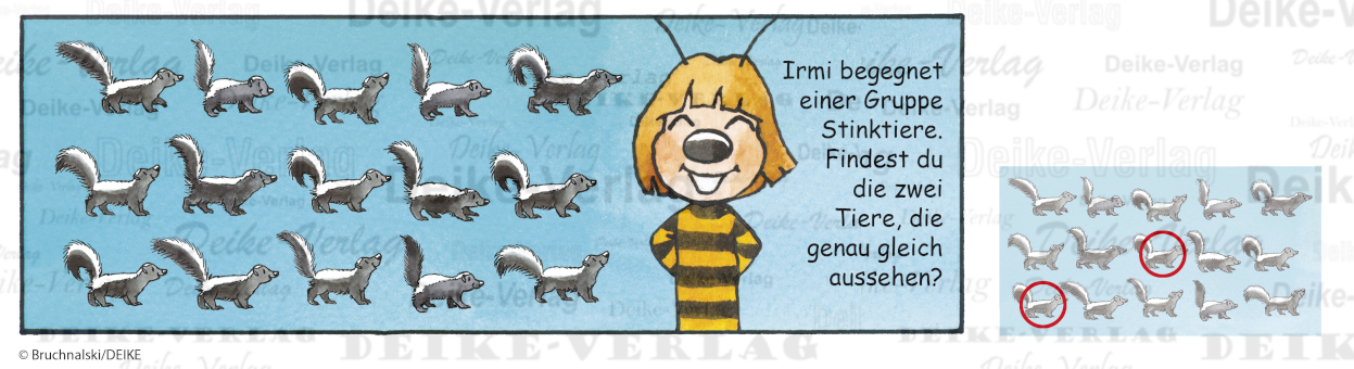 Stinktiere - Irmi die Rätselbiene KW 0727