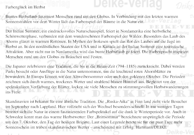 Farbenglück im Herbst