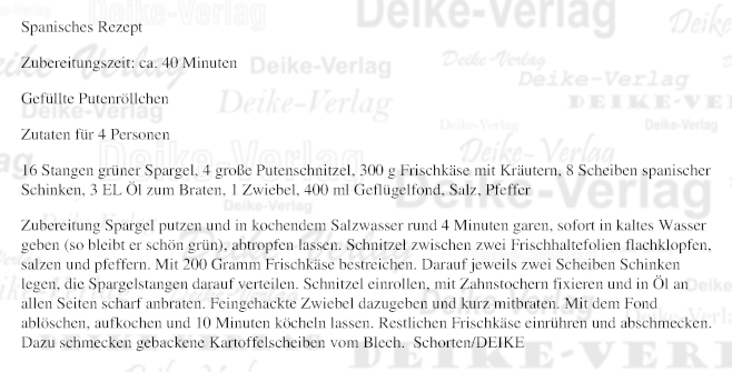 Gefüllte Putenröllchen