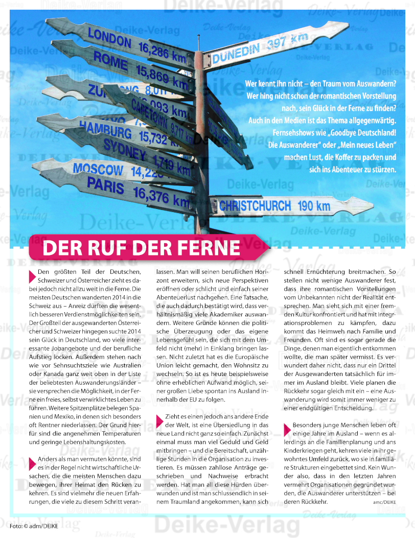 Der Ruf der Ferne