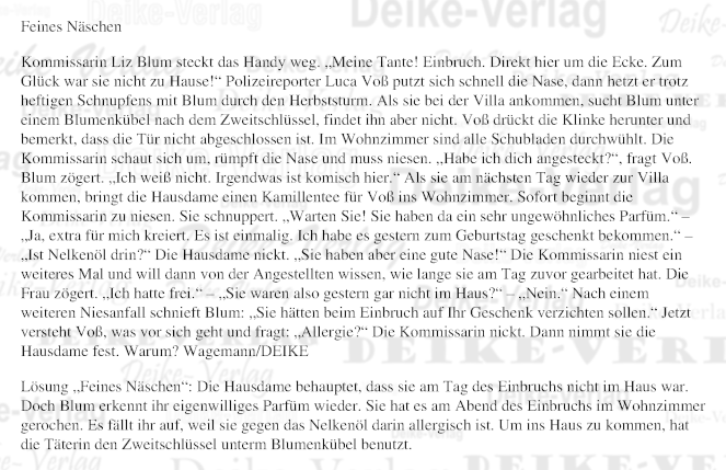 Feines Näschen