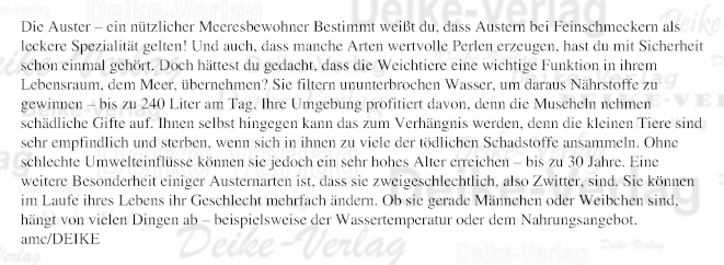 Die Auster – ein nützlicher Meeresbewohner