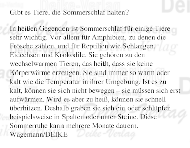 Gibt es Tiere, die Sommerschlaf halten?