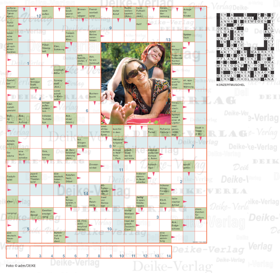 Konzertmuschel (Schwedenrätsel) 1720