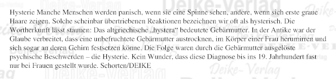 Hysterie