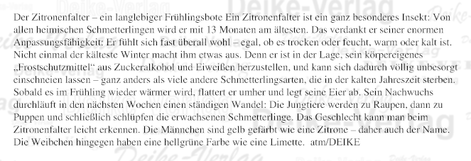 Der Zitronenfalter – ein langlebiger Frühlingsbote