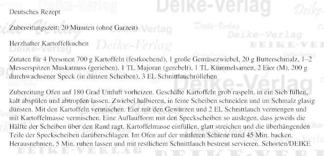 Herzhafter Kartoffelkuchen
