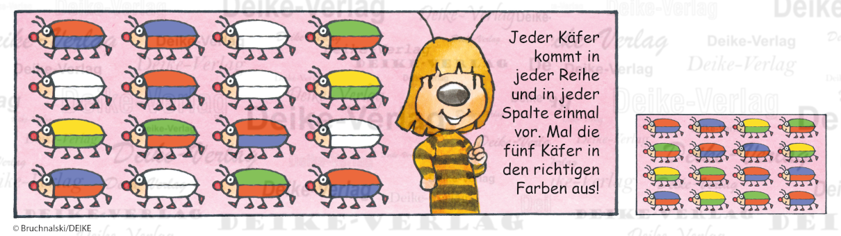 Käfer  - Irmi die Rätselbiene KW 1825
