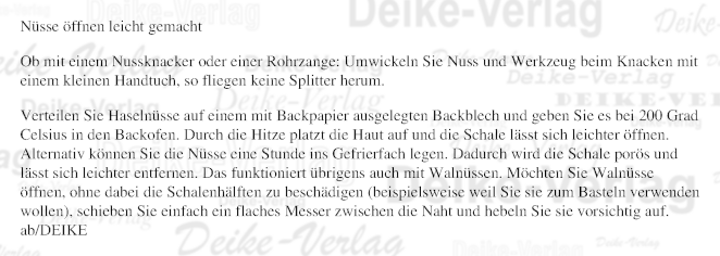 Nüsse öffnen leicht gemacht