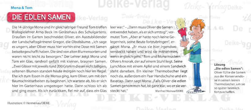 Die edlen Samen (Mona und Tom)