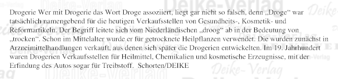 Drogerie