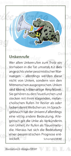 Unkenrufe