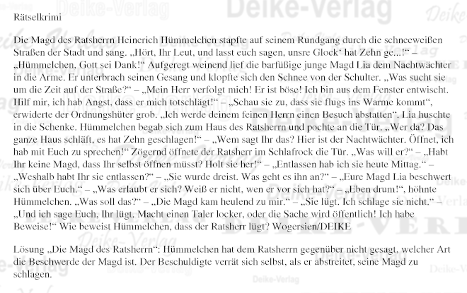 Die Magd des Ratsherrn (Heinerich Hümmelchen)