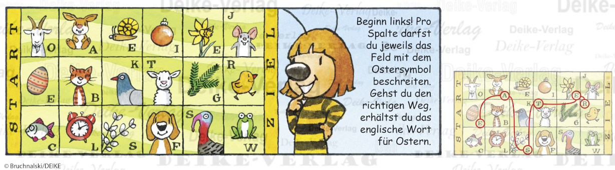 Easter - Irmi die Rätselbiene KW 1426