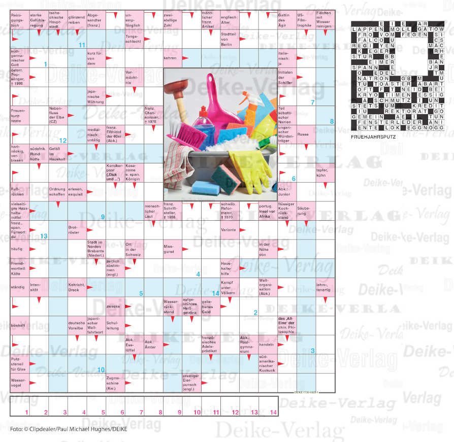 Frühjahrsputz (Schwedenrätsel) 1720