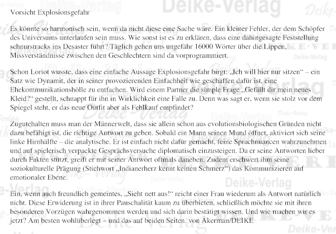 Vorsicht Explosionsgefahr 