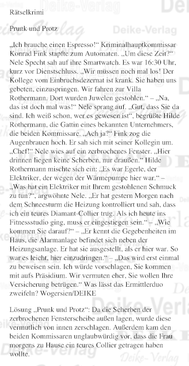 Prunk und Protz