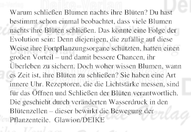 Warum schließen Blumen nachts ihre Blüten?