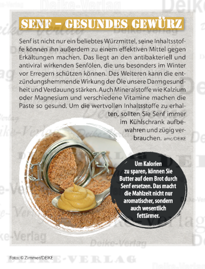 Senf - ein gesundes Gewürz