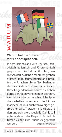 Warum hat die Schweiz vier Landessprachen?