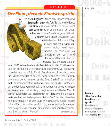 Nico Rosberg (Personenrätsel) KW 1218