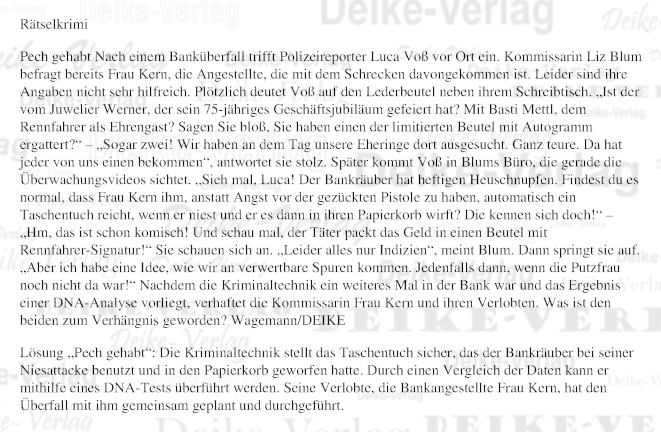 Pech gehabt (Liz Blum)