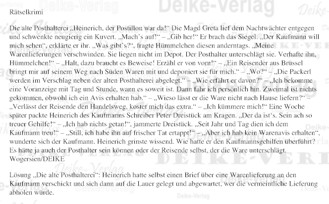 Die alte Posthalterei (Heinerich Hümmelchen)