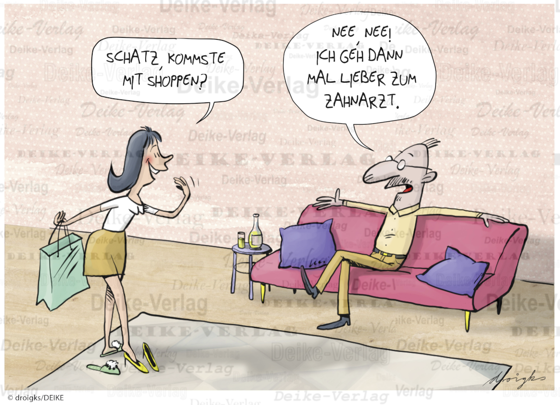 Shoppen oder Zahnarzt