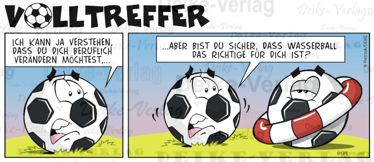 Fußball und Wasserball - Volltreffer
