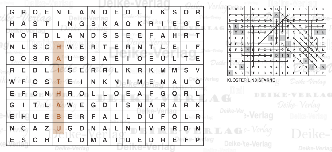 Wikinger - Buchstabensalate