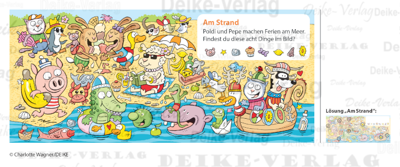 Am Strand - Poldi und Pepe