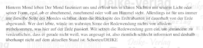 Hinterm Mond leben