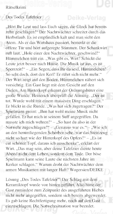 Des Todes Tafelzier (Hümmelchen)